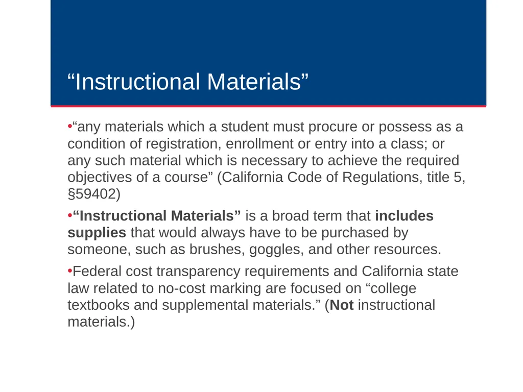 Course Cost Transparency in the California - slide 7 of 32