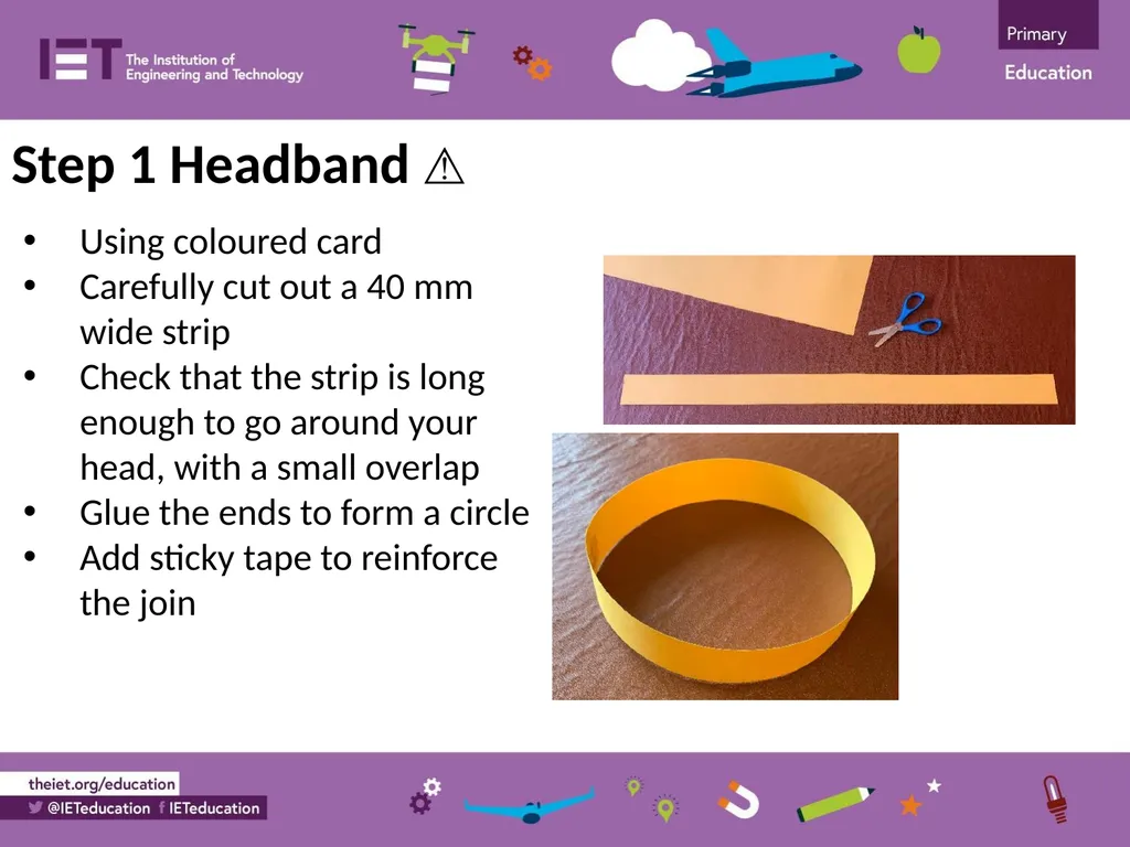 Make a Crown Making and assembling a crown from - slide 4 of 12