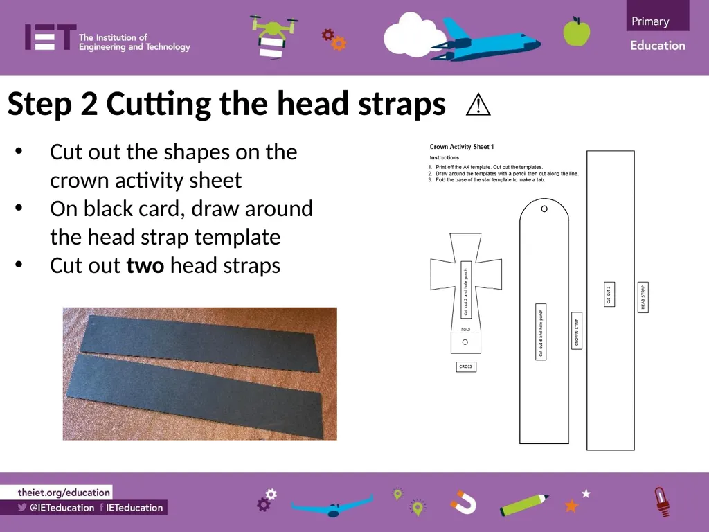 Make a Crown Making and assembling a crown from - slide 5 of 12