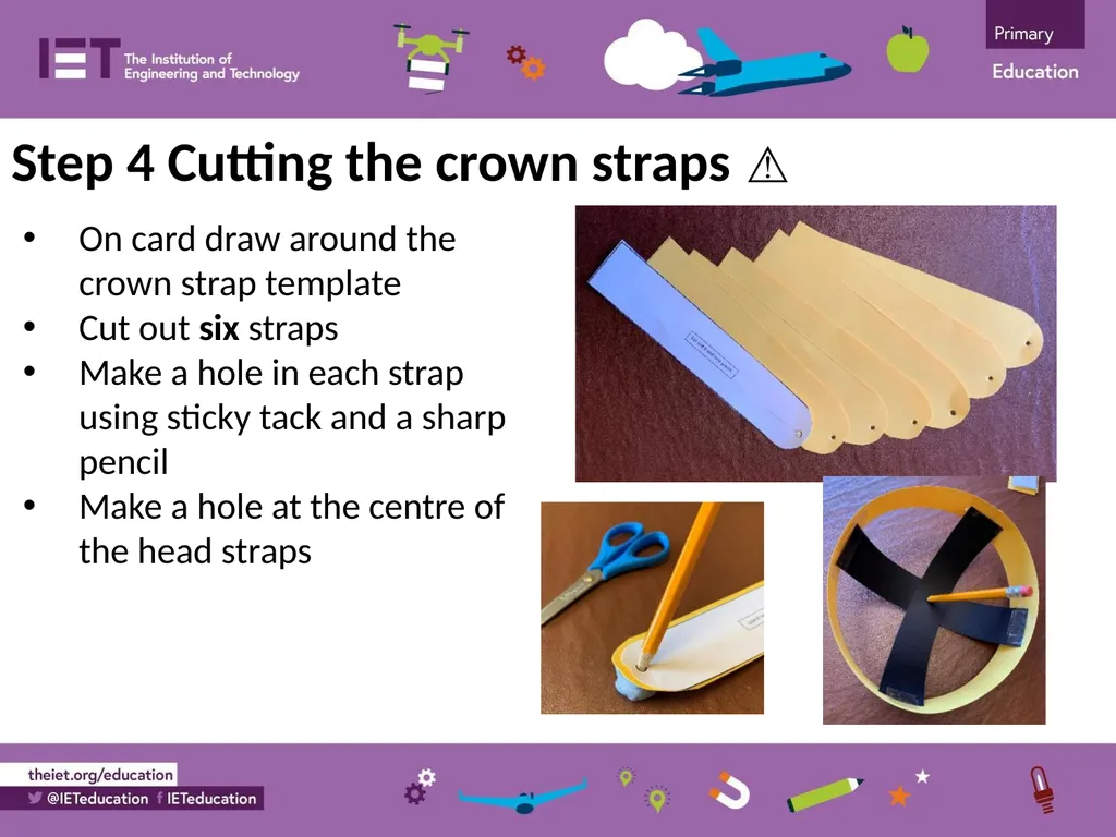 Make a Crown Making and assembling a crown from - slide 7 of 12