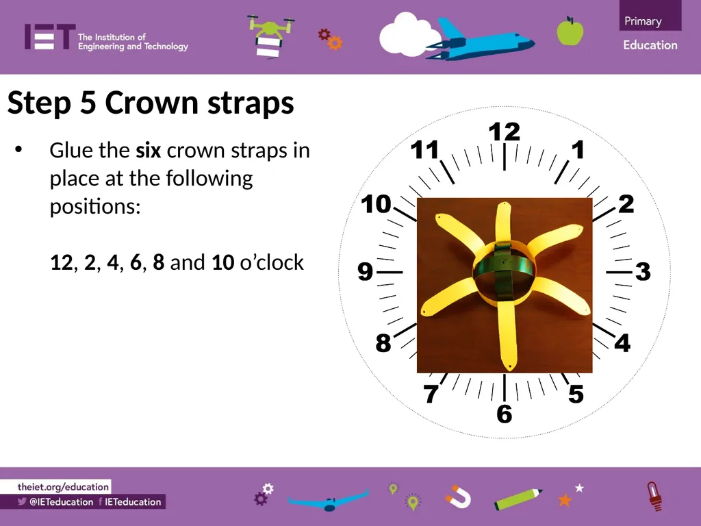 Make a Crown Making and assembling a crown from - slide 8 of 12