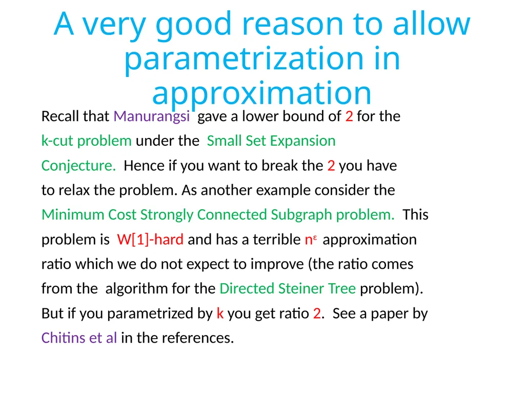 Treewidth and Fix Parameter Tractability. Bounded - slide 47 of 62