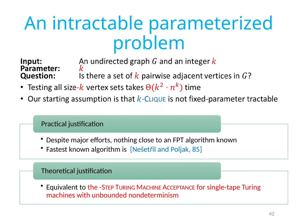 Treewidth and Fix Parameter Tractability. Bounded - slide 42 of 62