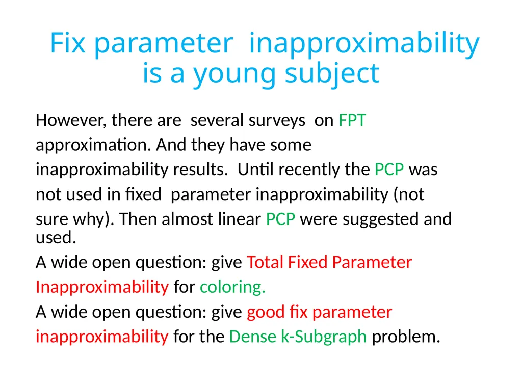 Treewidth and Fix Parameter Tractability. Bounded - slide 62 of 62