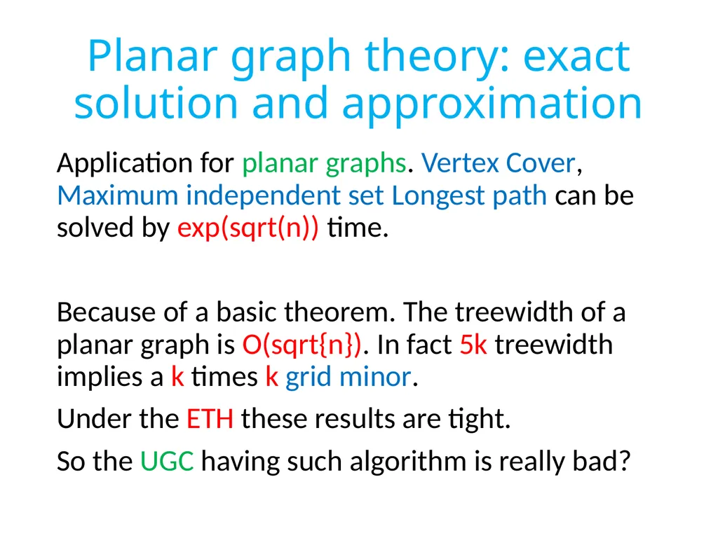 Treewidth and Fix Parameter Tractability. Bounded - slide 15 of 62