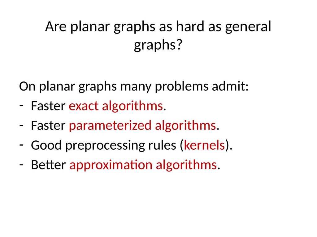 Applications of Treewidth in Algorithm Design - slide 3 of 55