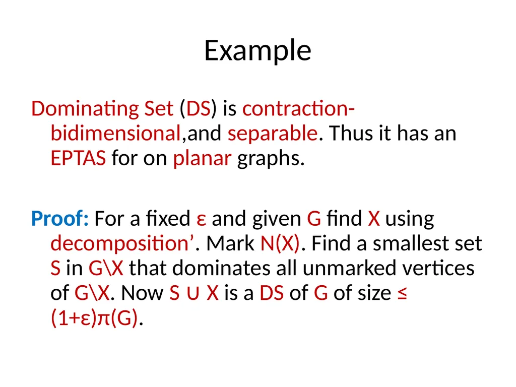 Applications of Treewidth in Algorithm Design - slide 28 of 55