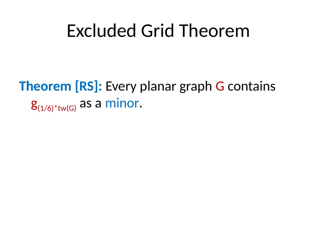 Applications of Treewidth in Algorithm Design - slide 13 of 55