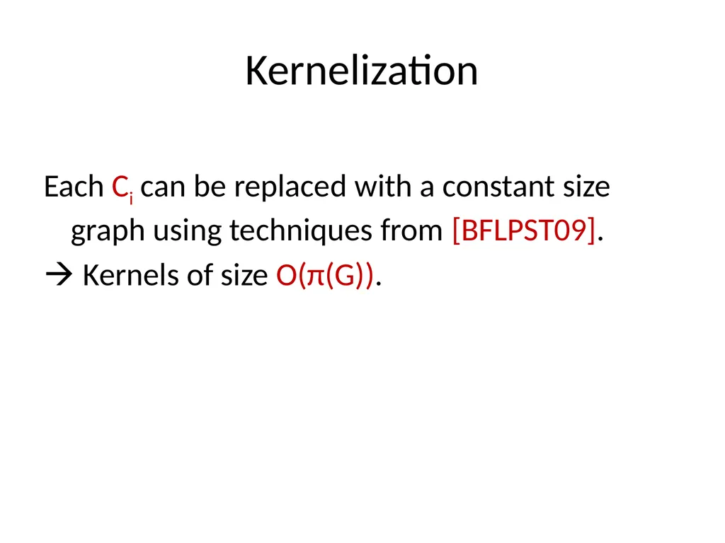 Applications of Treewidth in Algorithm Design - slide 53 of 55
