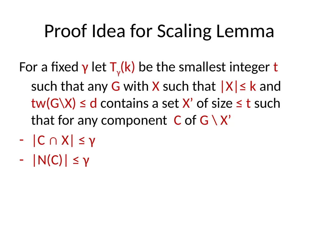 Applications of Treewidth in Algorithm Design - slide 39 of 55