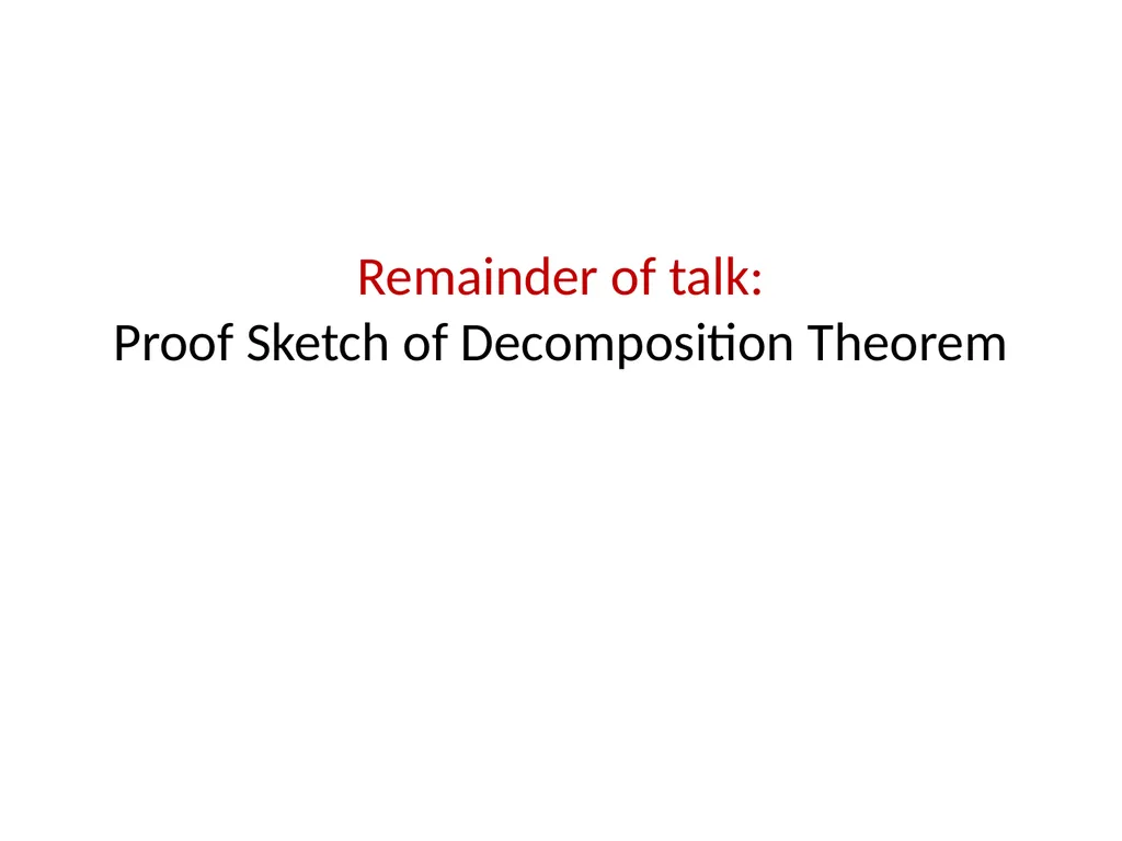 Applications of Treewidth in Algorithm Design - slide 29 of 55
