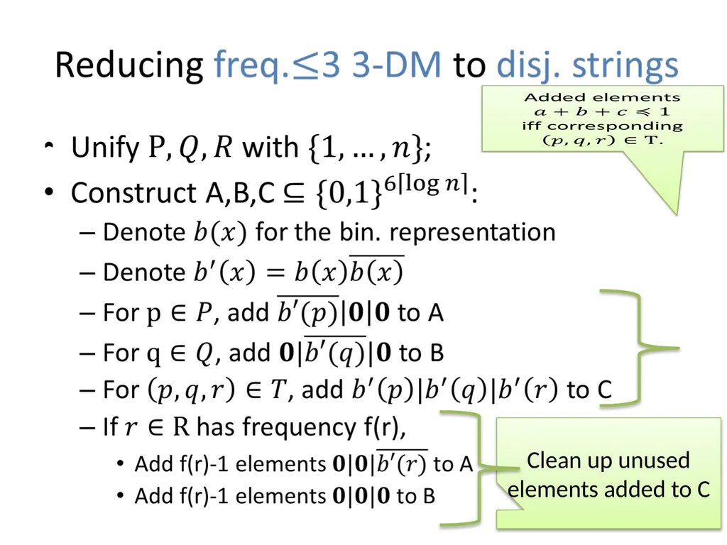 Subexponential time algorithms and lower bounds - slide 26 of 31