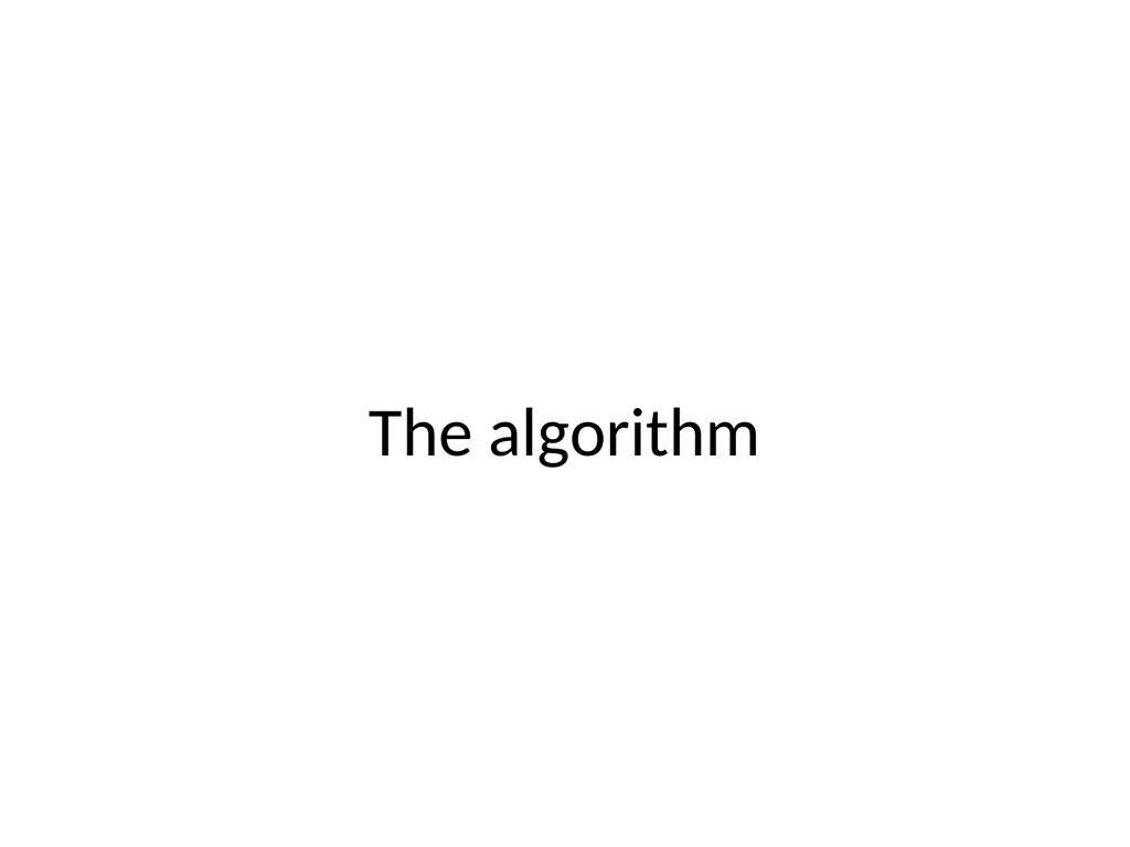 Subexponential time algorithms and lower bounds - slide 15 of 31