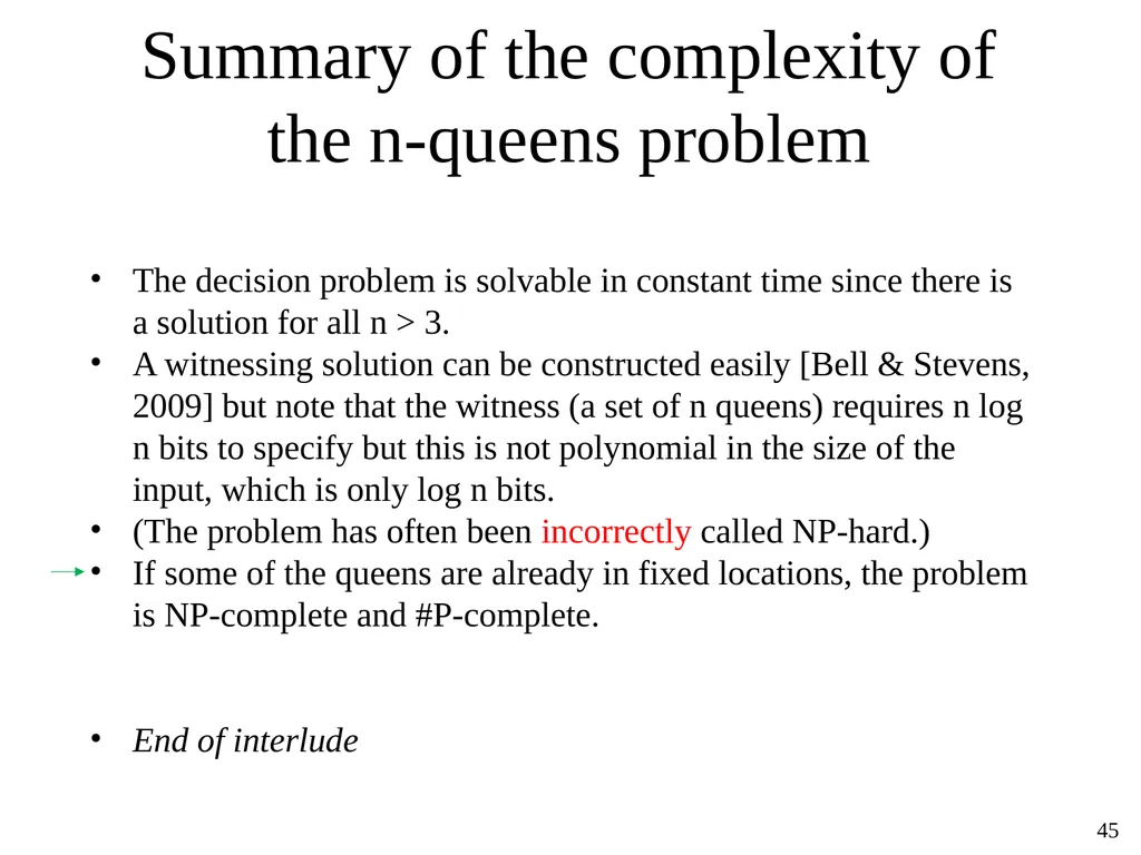 Constraint Satisfaction Problems Tuomas Sandholm - slide 45 of 46