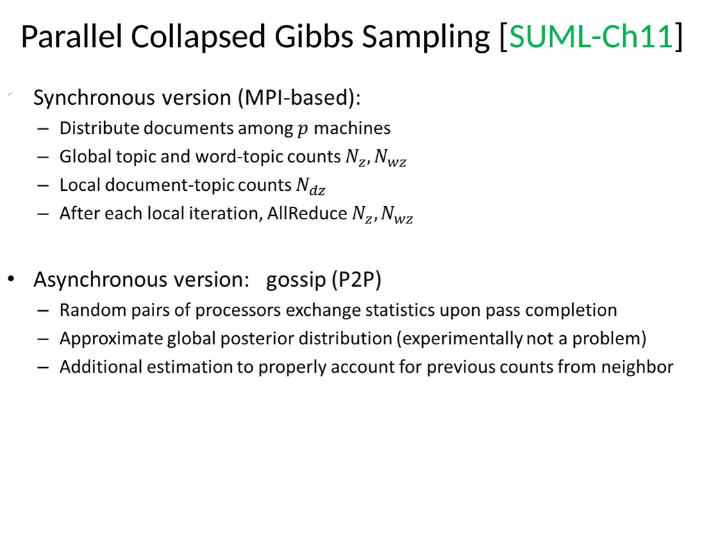 Scaling Up Graphical Model Inference View observed - slide 12 of 15