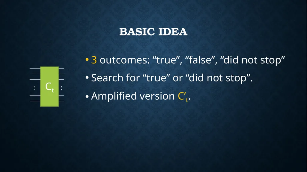 quantum speedups For search AND OPTIMIZATION - slide 30 of 36