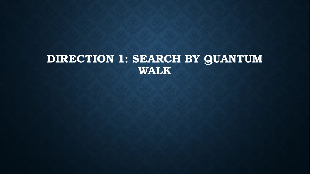 quantum speedups For search AND OPTIMIZATION - slide 4 of 36