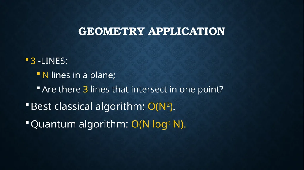 quantum speedups For search AND OPTIMIZATION - slide 32 of 36