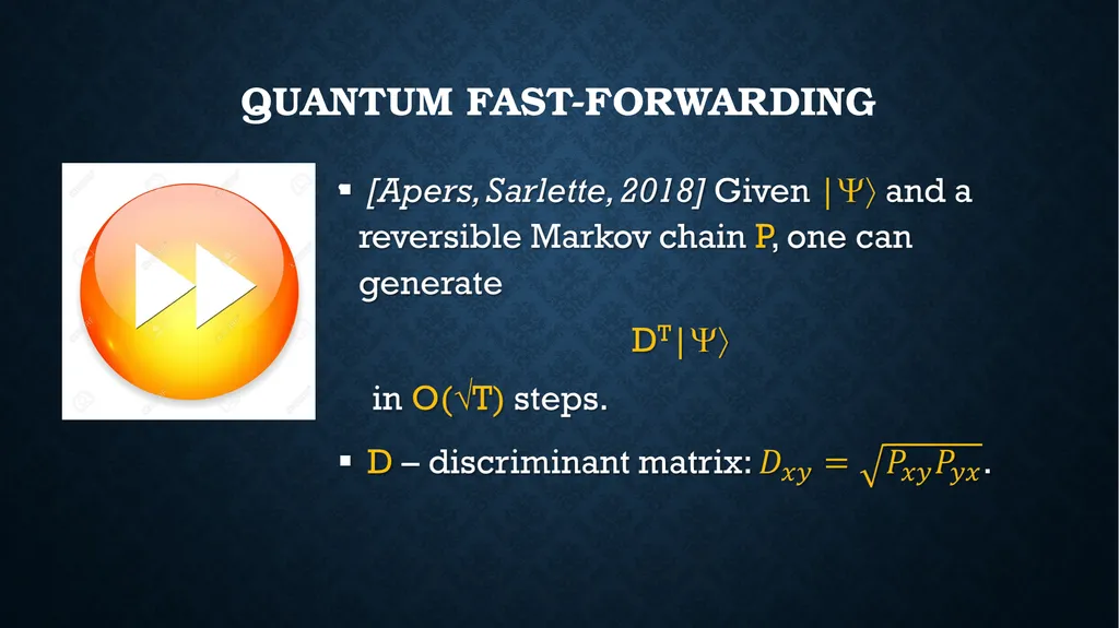 quantum speedups For search AND OPTIMIZATION - slide 13 of 36