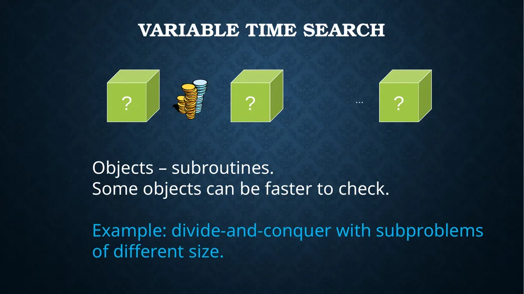 quantum speedups For search AND OPTIMIZATION - slide 25 of 36