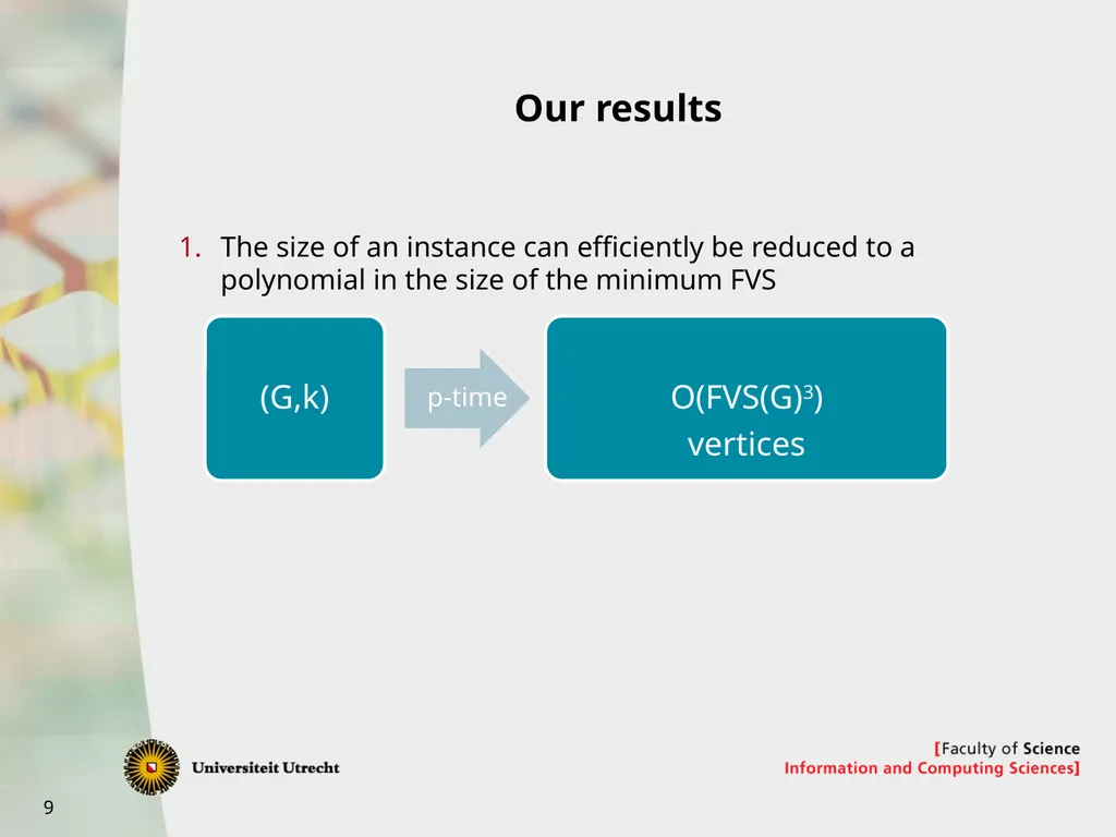 Bart Jansen Vertex Cover Kernelization Revisited: - slide 9 of 24