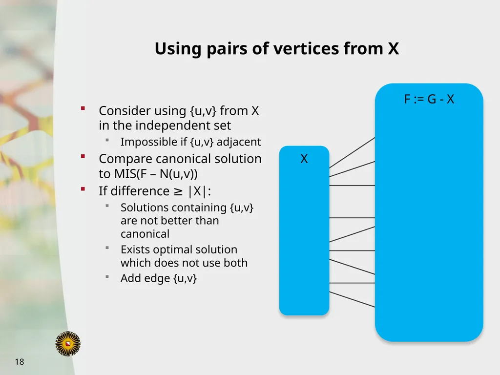 Bart Jansen Vertex Cover Kernelization Revisited: - slide 18 of 24