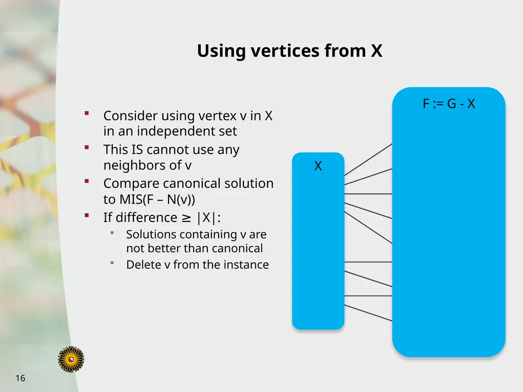 Bart Jansen Vertex Cover Kernelization Revisited: - slide 16 of 24