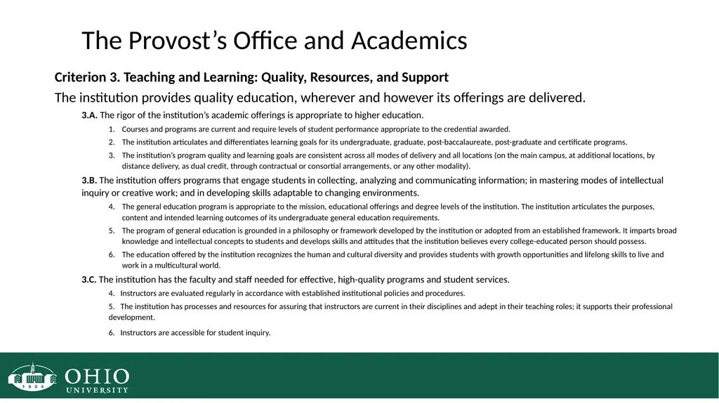 HLC Evidence Collection HLC Open Pathway Next - slide 35 of 45