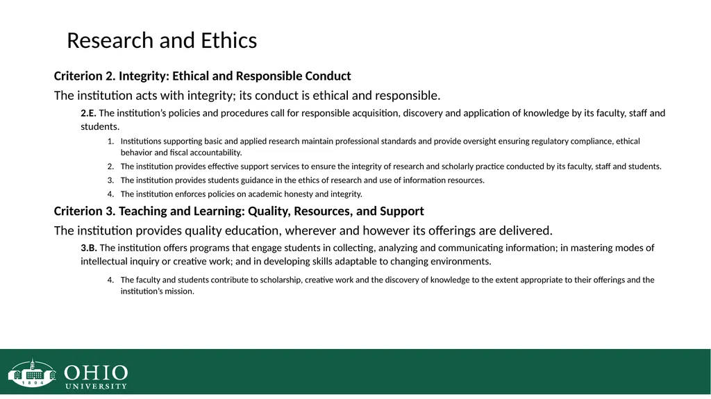HLC Evidence Collection HLC Open Pathway Next - slide 41 of 45