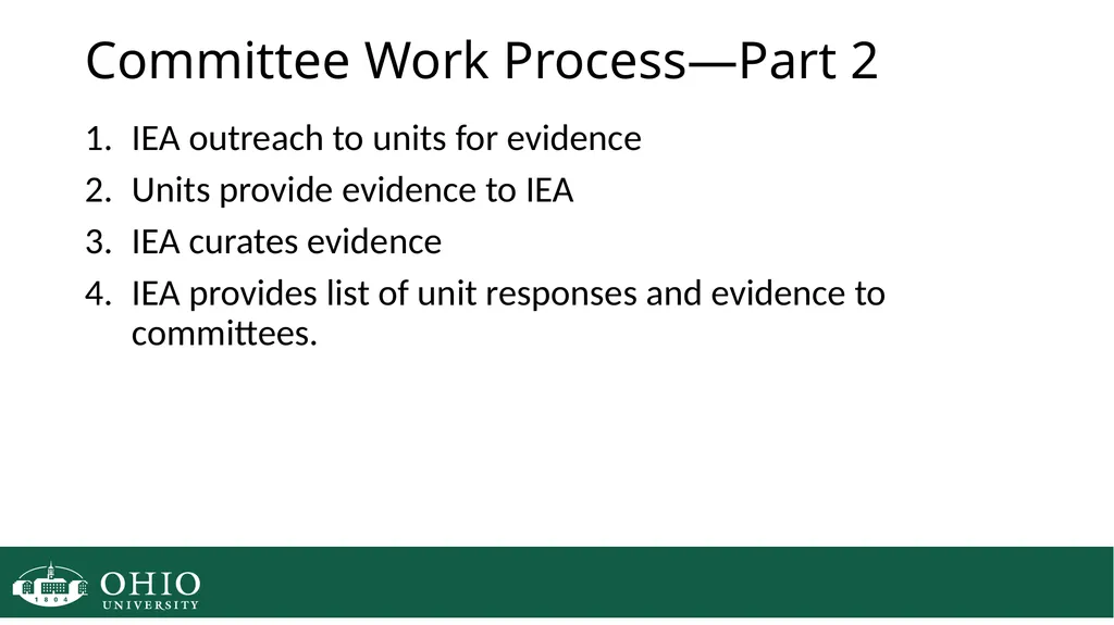 HLC Evidence Collection HLC Open Pathway Next - slide 12 of 45