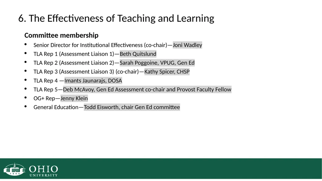 HLC Evidence Collection HLC Open Pathway Next - slide 45 of 45