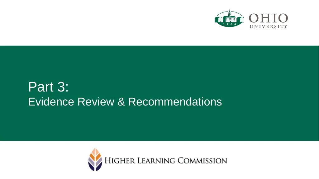 HLC Evidence Collection HLC Open Pathway Next - slide 21 of 45