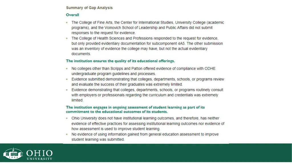HLC Evidence Collection HLC Open Pathway Next - slide 24 of 45
