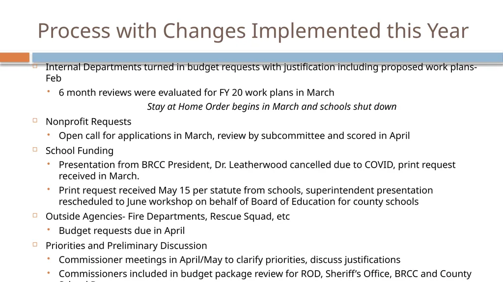 FY 21 Recommended Budget How do we budget? - slide 9 of 17