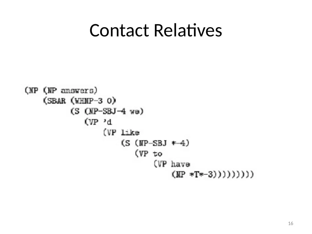 Introduction to treebanks Session 1: 7/08/2011 1 - slide 16 of 29