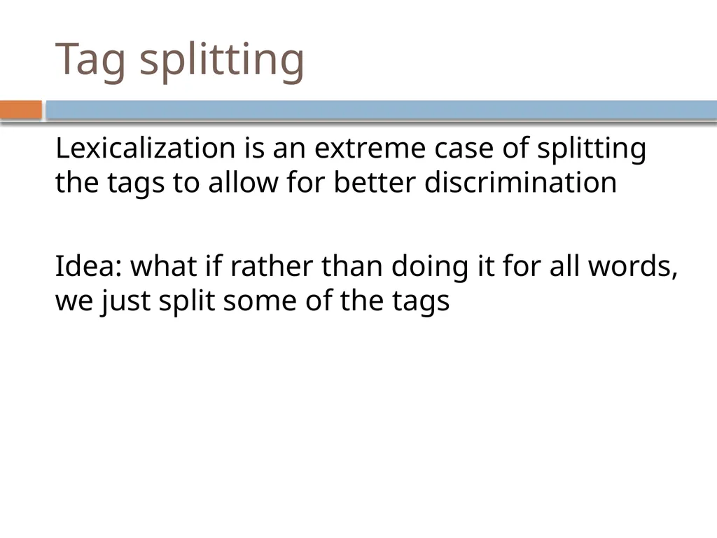 Advanced parsing David Kauchak CS159 – Spring 2019 - slide 45 of 57