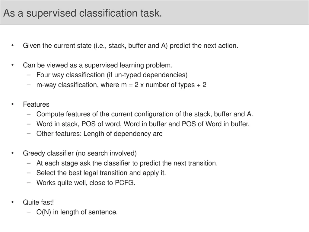 Dependency Parsing Niranjan Balasubramanian March - slide 23 of 25