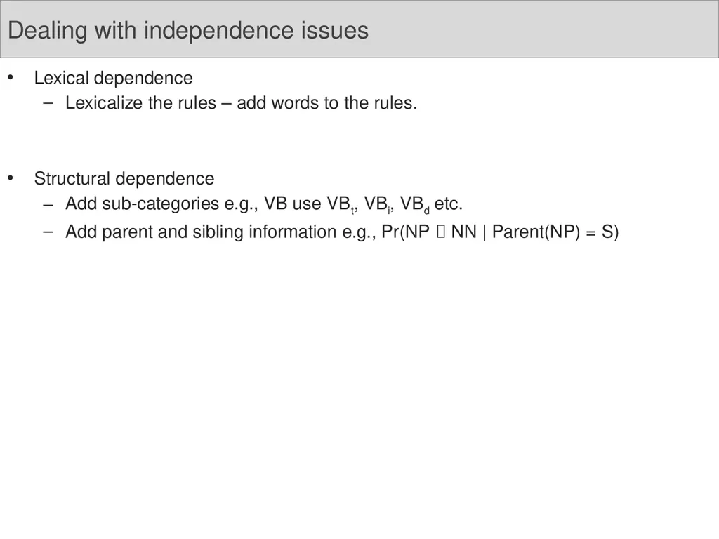 Dependency Parsing Niranjan Balasubramanian March - slide 3 of 25