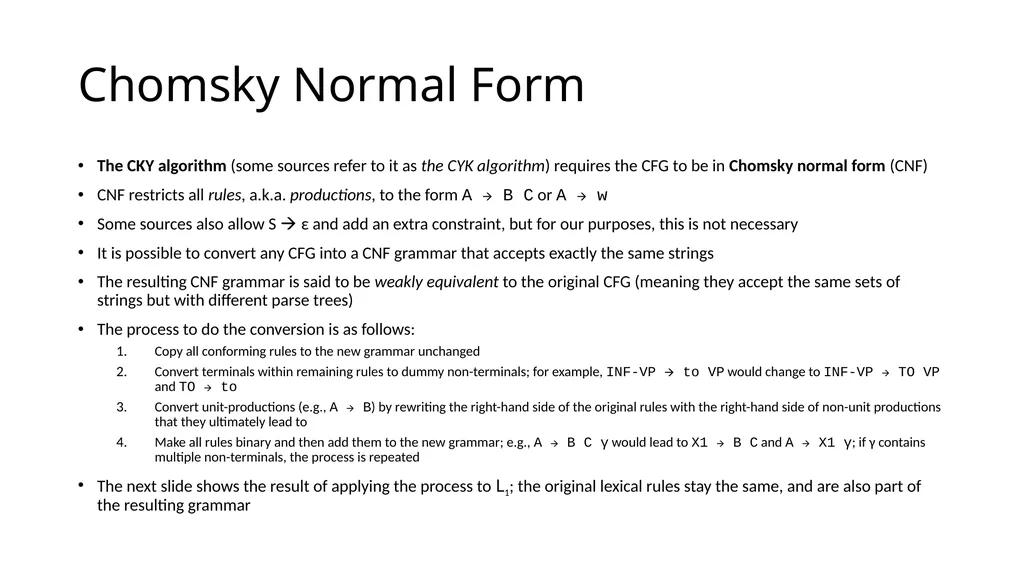 ECE467: Natural Language Processing Parsing If you - slide 21 of 46