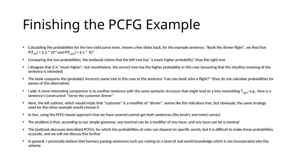 ECE467: Natural Language Processing Parsing If you - slide 37 of 46