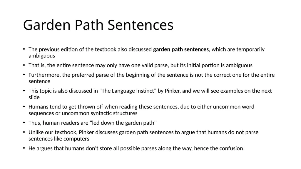 ECE467: Natural Language Processing Parsing If you - slide 40 of 46