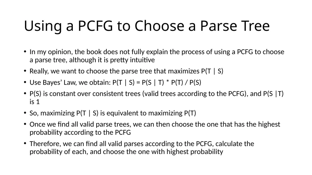 ECE467: Natural Language Processing Parsing If you - slide 36 of 46