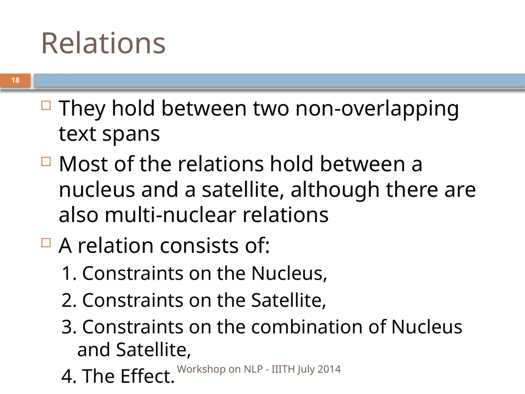 Discourse Processing Ranjani Parthasarathi - slide 18 of 99