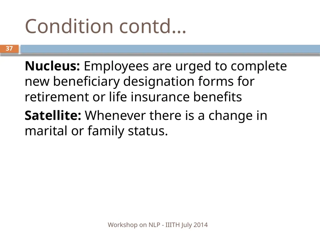 Discourse Processing Ranjani Parthasarathi - slide 37 of 99