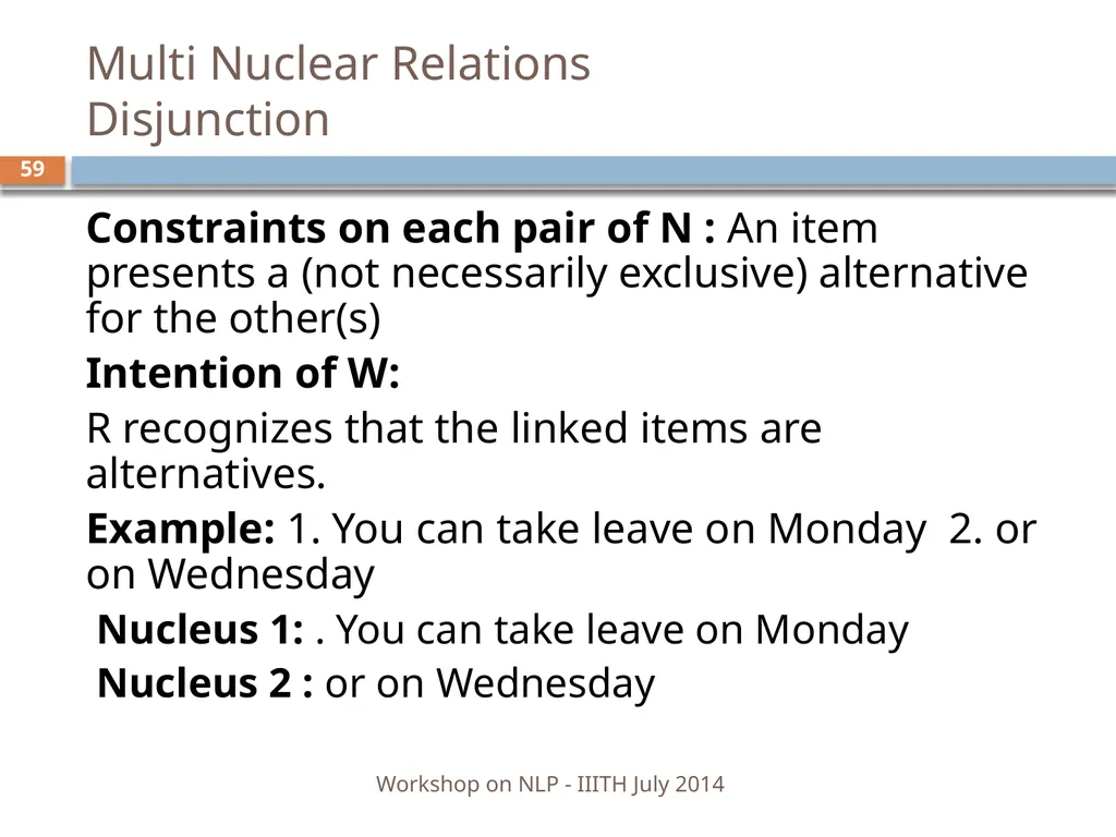 Discourse Processing Ranjani Parthasarathi - slide 59 of 99