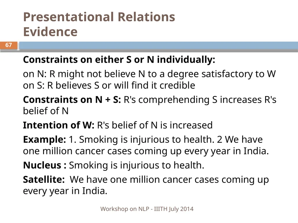 Discourse Processing Ranjani Parthasarathi - slide 67 of 99