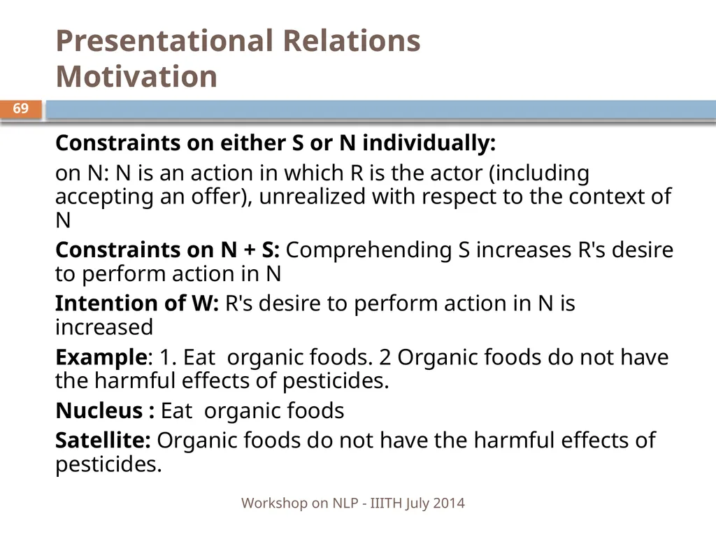 Discourse Processing Ranjani Parthasarathi - slide 69 of 99