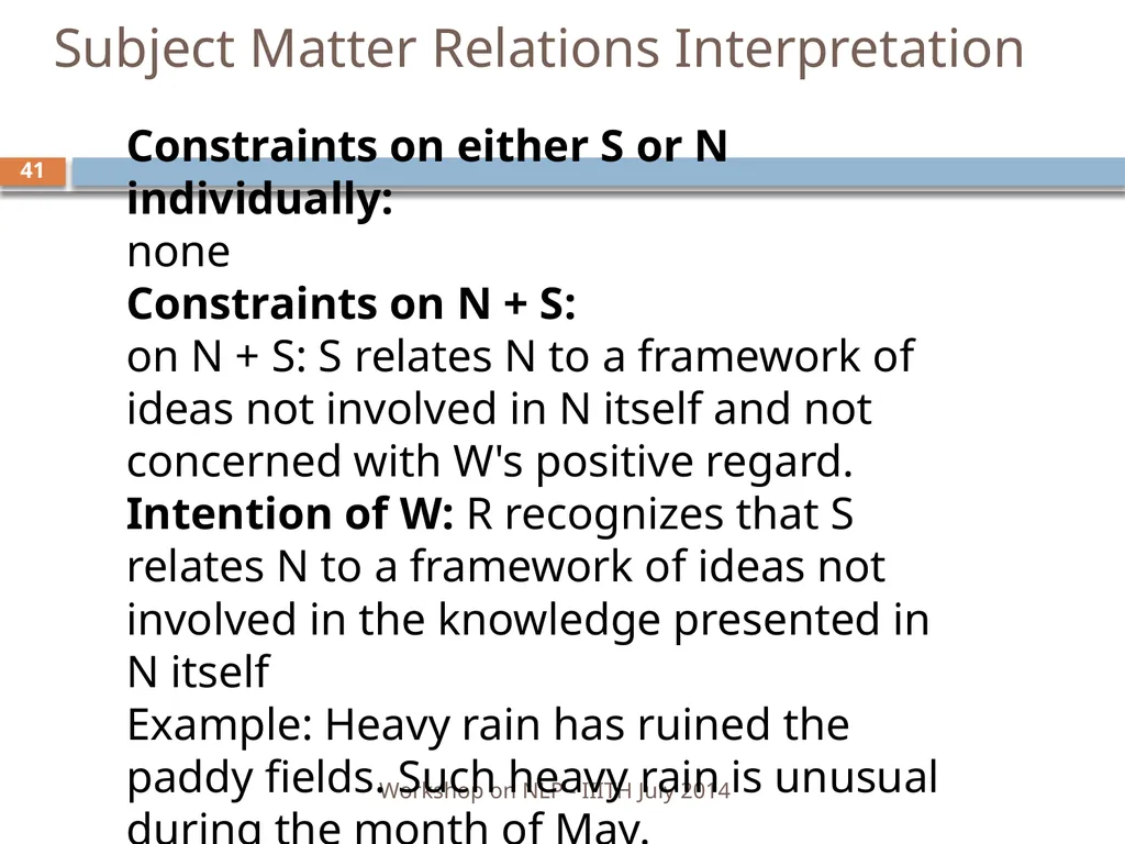 Discourse Processing Ranjani Parthasarathi - slide 41 of 99