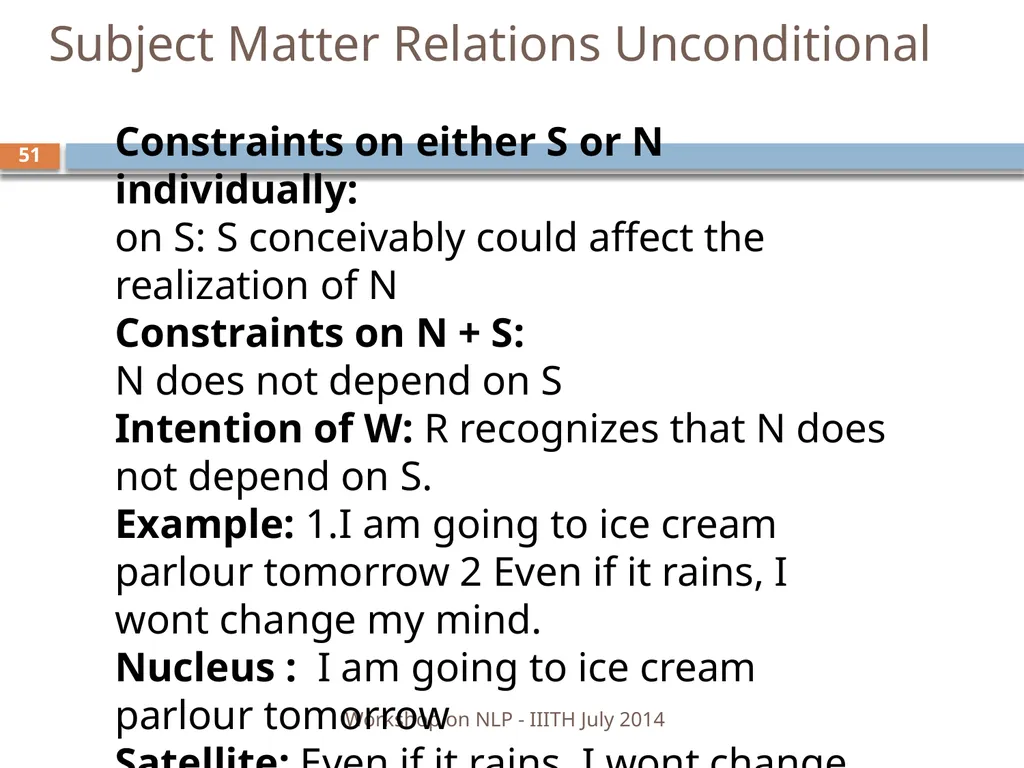 Discourse Processing Ranjani Parthasarathi - slide 51 of 99