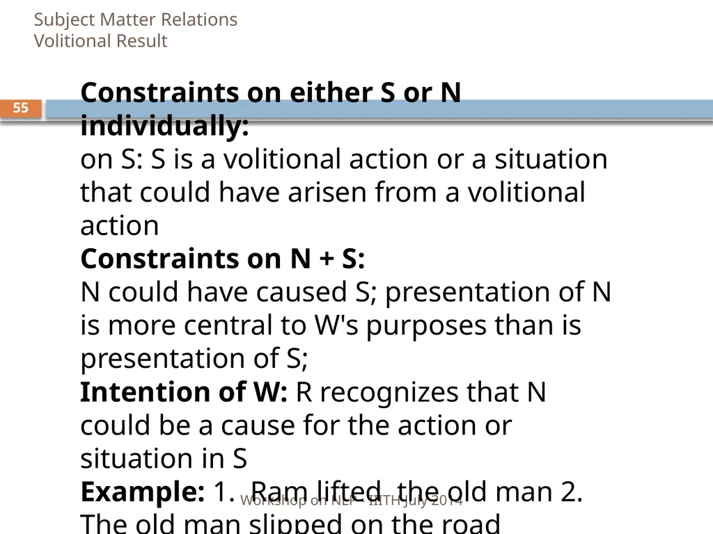 Discourse Processing Ranjani Parthasarathi - slide 55 of 99